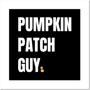 Pumpkin Patch Guy - Minimalist Design with Butternut Squash Posters and Art
